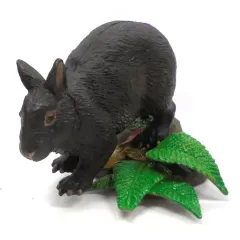 【中古】トレーディングフィギュア 03.アマミノクロウサギ 「週刊 日本の天然記念物 動物編 立体動物模型」