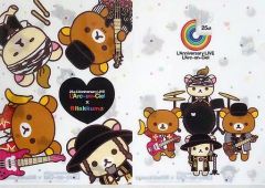 [중고] 클리어 파일(남성 아이돌) L'Arc~en~Ciel×리락쿠마 L'Arkkuma 클리어 홀더 세트 A(A4 클리어 파일 2장 세트) [L'Arc~en~Ciel 25th L'Anniversary LIVE]