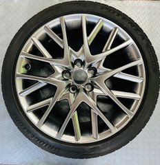 レクサス RC 純正 ホイール 19インチ 1本 LEXUS タイヤ付 スペアにも 265/35R19 ブリヂストン ポテンザ