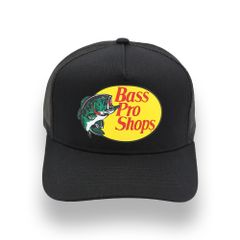 日本未発売 バス プロ ショップス メッシュ トラッカー キャップ / BASS PRO SHOPS MESH TRUCKER CAP [BLACK]