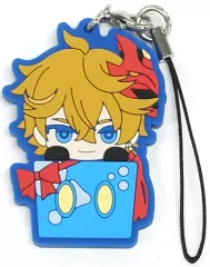 【中古】雑貨 タルタリヤ ラバーストラップ 「タイトーくじ本舗 原神」 F賞