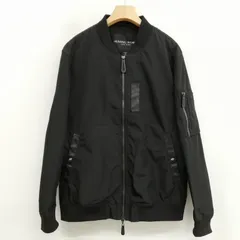 ハンティングワールド HUNTING WORLD 71JK02 MA-1 ボンバー ジャケット ブルゾン 美品 M ブラックのサムネイル