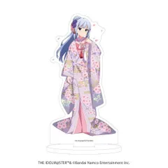 Acrylic stand "THE iDOLM@STER MILLION LIVE!" 06/Shiraishi Tsumugi Sakura Japanese style ver. (Original illustration)