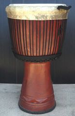 美品】エイサー用大太鼓 38cm（ケース・バチ2本付）沖縄・てぃだ屋購入