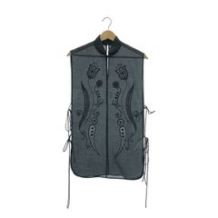 【美品】  Mame Kurogouchi / マメクロゴウチ | 2024AW | Sheer Embroidery Vest エンブロイダリー ベスト | 2 | ブラック | レディース