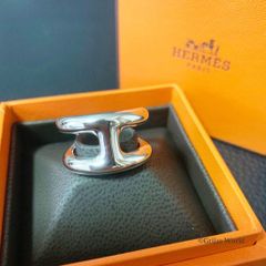 HERMES Osmose PM Ring オスモズ PM シルバーリング FR56