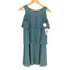 ボールジィトゥモローランド Ballsey TOMORROWLAND プリーツフリルノースリーブワンピース レディース JPN：38 