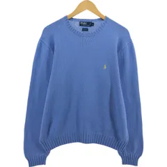 古着 ラルフローレン Ralph Lauren POLO by Ralph Lauren コットンニットセーター メンズL相当/eaa506270
