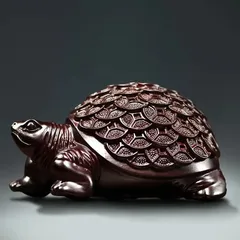 亀 木製 置物 オブジェ 木製 風水 運気 開運 縁起物 厄除け 金運 仕事運 健康運 伝統的 高品質 風水グッズ インテリア 玄関 財運 運気アップ 玄関 リビング