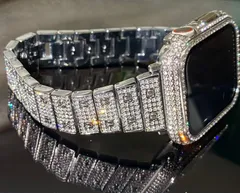 STCセット⭐︎Box付き ステンレスベルト Apple Watch キラキラ アップルウォッチバンド カバー ケース  メンズ レディース38mm 40mm 41mm 44mm 45mm
