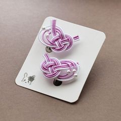 あわじ結びのイヤリング