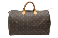 LOUIS VUITTON ルイヴィトン キーポル 40 ボストンバック ハンドバッグ M41522 モノグラムキャンバス ブラウン 美品 中古 4b007436