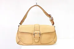 【189815】MICHAEL KORS マイケルコース  レザー ハンドバッグ セミショルダーバッグ ベージュ