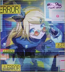 【中古】紙製品 鏡音リン(スクリーンに照らされて/特訓後) 「プロジェクトセカイ カラフルステージ! feat. 初音ミク ミニ色紙コレクション 第42弾C 逆光のレンズフレア」