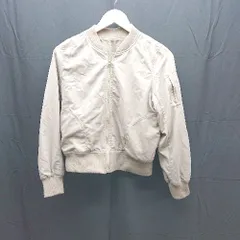 ◇ E hyphen world gallery リバーシブル メッシュ フロントチャック 長袖 ブルゾン サイズF カーキ レディース E  【1303290019448】