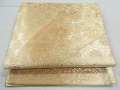 平和屋着物■佐賀錦　六通柄袋帯　名物裂　金糸　逸品　nb0914