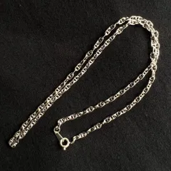 【新商品】50cm アンカーチェーンネックレス  メンズ レディース ネックレス 船 鎖 トレンド ワンポイント 錆びにくい シンプル ペア プレゼントに カジュアル きれいめ ストリートファッション 男性 女性 人気 アクセサリー 留め具付き