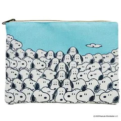  スヌーピー ポーチ スマートポーチ マルチポーチ フラットポーチ コスメ入れ PEANUTS メニ― 