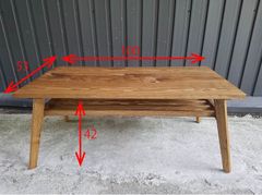 ローテーブル　おしゃれ家具　DIYテーブル　ナラ材