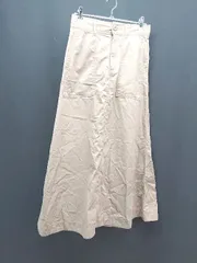 ◇ CIAOPANIC TYPY バックウエストゴム バックスリット ロング フレア スカート サイズS ブラウン レディース E  【1308160028902】