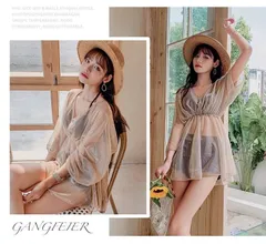 レディース 水着 体型カバー タンキニ ビキニ セパレート 2点セット セクシー 水着 可愛い おしゃれ