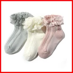 3足セット キッズ 靴下 レース [ZGKULAEAOW] フォーマル 女の子 キッズ 子供 入学式 ソックス 白 四季