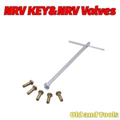 NRV ニップル 共通 レンチ&NRVバルブ5個(ショートタイプ）/【クロネコゆうパケット】
