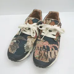【極美品】フラワーマウンテン　スニーカー　インソール（メフィストモビルス）交換済 FLOWER MOUNTAIN フラワーマウンテン FM107019 LENZAN Cherry