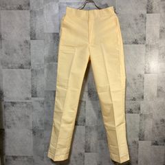 USA製 70's DEAD STOCK Dickies ディッキーズ カラーパンツ ライトイエロー W30 フラッシャー付き