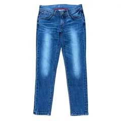 LEVI'S クロップド スリム テーパードデニム ブルー サイズ25 レディースS リーバイス