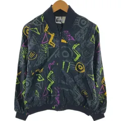 古着 90年代 ナイキ NIKE ELITE エリート 総柄 ナイロンブルゾン メンズL相当 ヴィンテージ/eaa523659