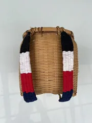 昭和レトロ 古い 背負子 背負い籠 篭 竹製 古道具 農具 楽天市場】昔懐かしの背負いかご 角中 ひも(連尺)付き 竹製 【籠