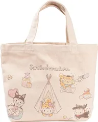 なりきりこいぬ サンリオキャラクター ランチバッグ かわいい レディース 大容量 軽量 軽いバッグ ミニトートバッグ サブバッグ ブランド 高校生 ハンドバッグ おしゃれ キャラクター グッズ ミニバッグ /YSD-NUIMINI