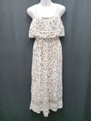 ◇ ⊂ Heather ヘザー 半袖 オールインワン サイズF オフホワイト系 マルチ レディース P  【1409250023729】