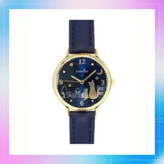 [フォロー] 腕時計 catmint(キャットミント) ナイトキャットウォッチ H03822A-1 NV メンズ ブルー