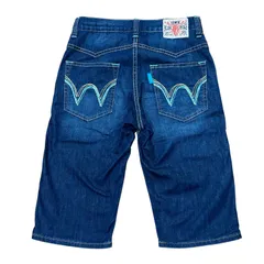 EDWIN XV J481XV ストレッチ デニム ハーフパンツ インディゴ キッズ160サイズ エドウィン