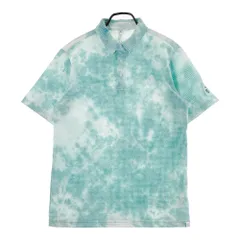 サイズ：O ADIDAS GOLF アディダスゴルフ HC7912 半袖ポロシャツ シアサッカー 総柄 グリーン系 [240101442914] ゴルフウェア メンズ ストスト