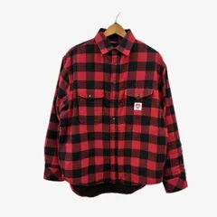カキCHALLENGER ネルシャツ MEDIUM ネイビー CHALLENGER / PAISLEY NEL SHIRT -Blue×Black-
