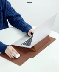 マウスパッド付　スタンド付 防水　多機能　ノートパソコンケース　パソコンバッグ Macbook Huawei