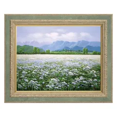 竹井政宏 冬の風景画 竹井政宏『雪舞う』◇油彩8号◇直筆サイン有◇実力作家！多