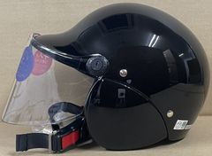 新品未使用　セミジェットヘルメット　ブラック