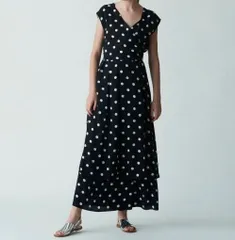 新品タグ付き　Ballsey ワンピース　半袖　ブラック　フォーマル　シルク混 新品タグ付き Ballsey ワンピース 半袖 ブラック フォーマル