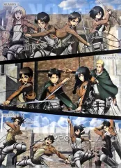 【中古】クリアファイル 歴代キービジュアル A3クリアファイル 「進撃の巨人 in JOYPOLIS -Season3- 第2弾」 カーニバルゲーム 大当たり景品