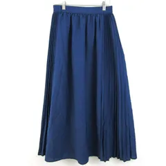 ビームスハート ロングスカート ボトムス プリーツ レディース ﾌﾘｰサイズ ブルー BEAMS HEART 【中古】