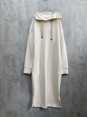 美品 Bou Jeloud ブージュルード 501517 無地 長袖 パーカー ワンピース sizeF/アイボリー ■◇レディースのサムネイル