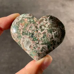 天然石 グリーンフラワージャスパー スフィア グリーンフラワージャスパー スフィア | Crystal shop Mayria