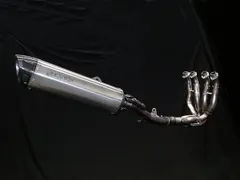 ZZR1400用フルエキチタンマフラー 排ガスレポート付き