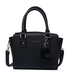 ☆ ブラック ☆ ショルダーバッグ レディース ショルダーバッグ ハンドバッグ 2WAY ハンドバック ショルダーバック ショルダー 肩掛け 斜めかけ ななめかけ トートバッグ トートバック 手提げ トート フェイクレザー 小さめ コンパクト 合皮 レザー調