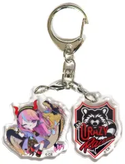 【中古】キーホルダー Selly 2連アクリルキーホルダー 「DMMスクラッチ! Crazy Raccoon スクラッチ第六弾」 D-6賞