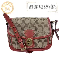 【５％OFF フォロワークーポン！！】COACH コーチ 10566 ポシェット ターンロック シグネチャー ショルダーバッグ バッグ カバン 斜めがけ 肩掛け ブランド レディース レッド レディース おすすめ 人気